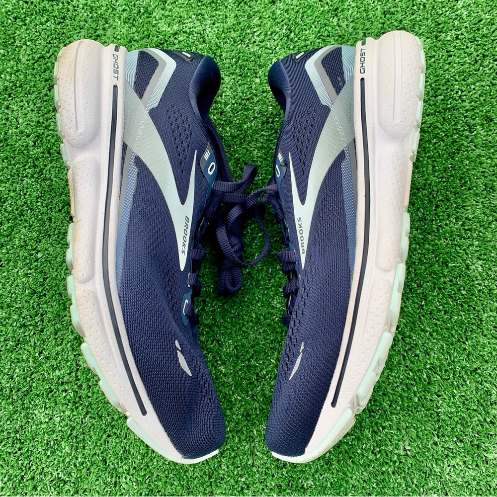 Brooks Ghost 15 Womens 8.5 Extra Wide Shoes Road Running Neutral Trainer Blue